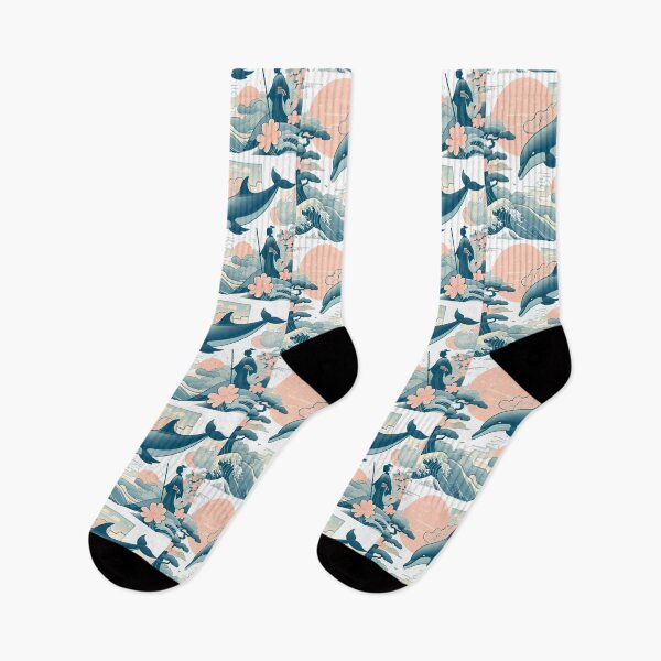 Item preview, "Japanese Style Dolphin: Art and Elegance" designed and sold by Kriebelt.