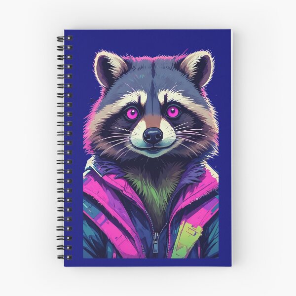 Item preview, Raccoon in Neon Lights designed and sold by powermood.