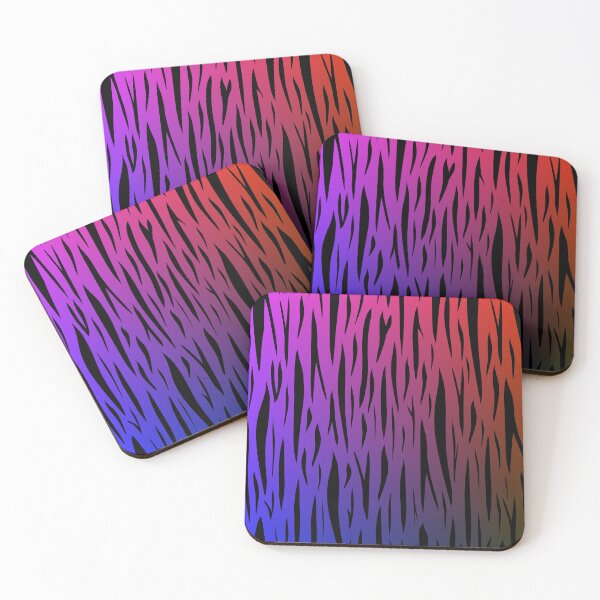 Item preview, Blue Pink Tiger Stripes designed and sold by Sartoris Art.