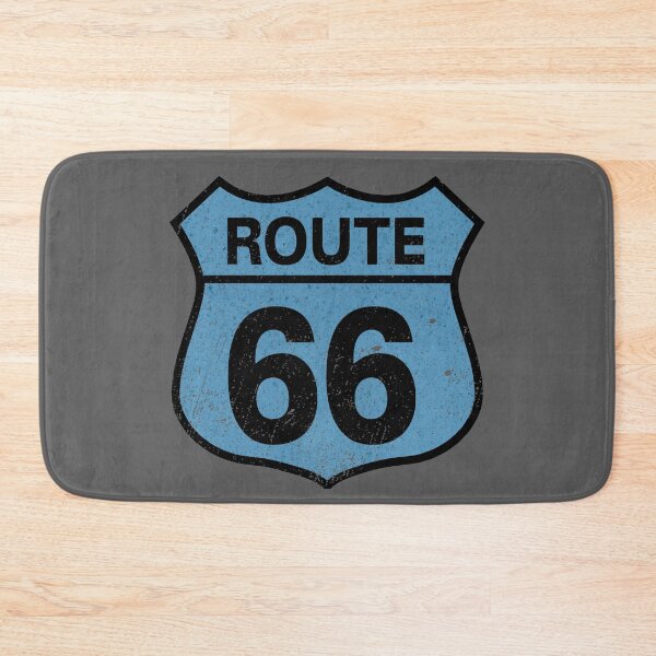 Item preview, Legendary Route 66 - sign blue designed and sold by FotoBuda.