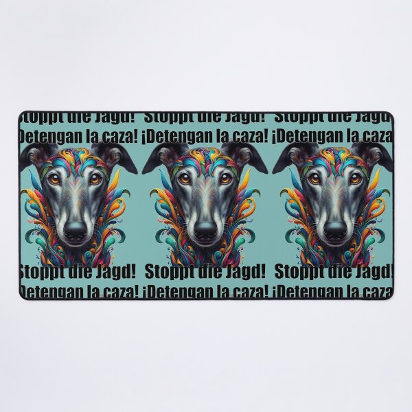 Item preview, Detengan La Caza! - Stop the hunt! Galgo in colorful designed and sold by Berlini.