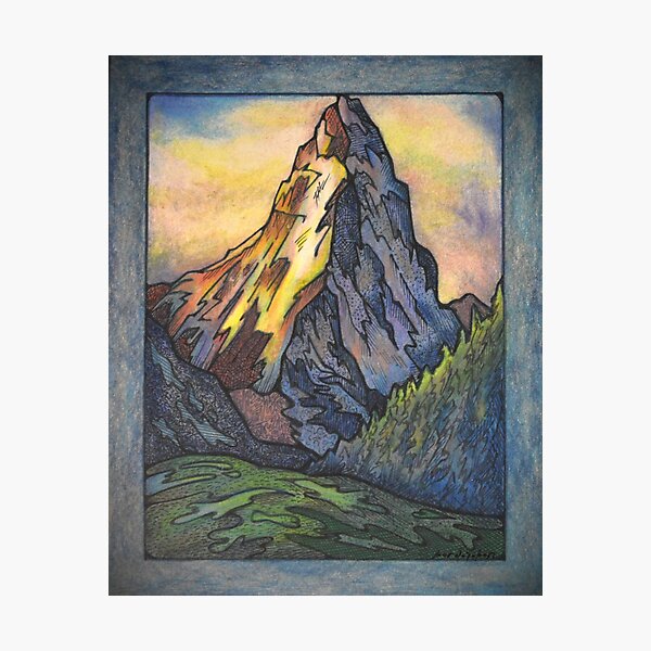 Item preview, Zermatt, Switzerland designed and sold by ecce-art.