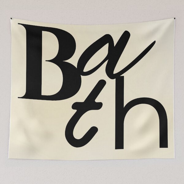 Item preview, Bath Minimal Design Print designed and sold by Tammy Marie Russell.
