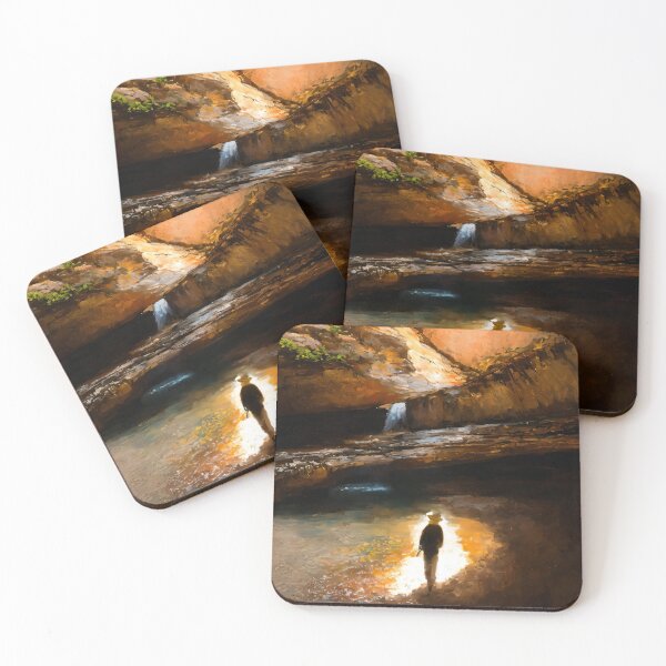 Item preview, Amber Reflection in a Cavern designed and sold by Delemore Art.