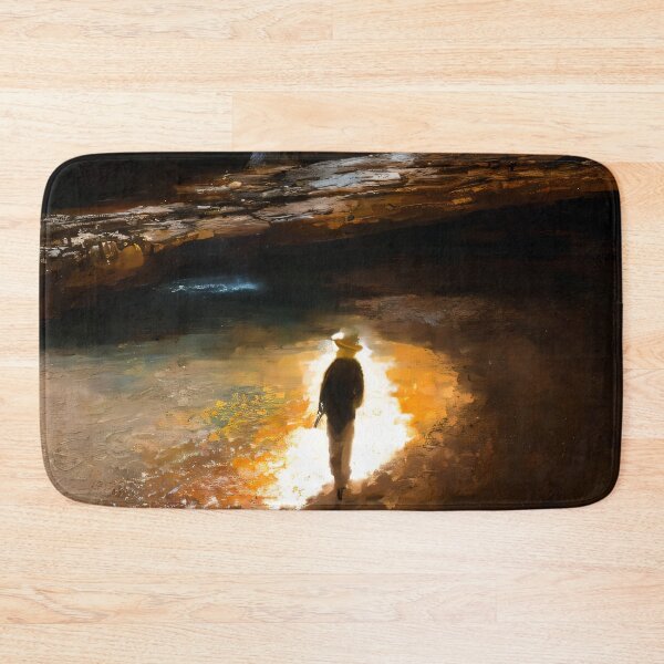 Item preview, Amber Reflection in a Cavern designed and sold by Delemore Art.