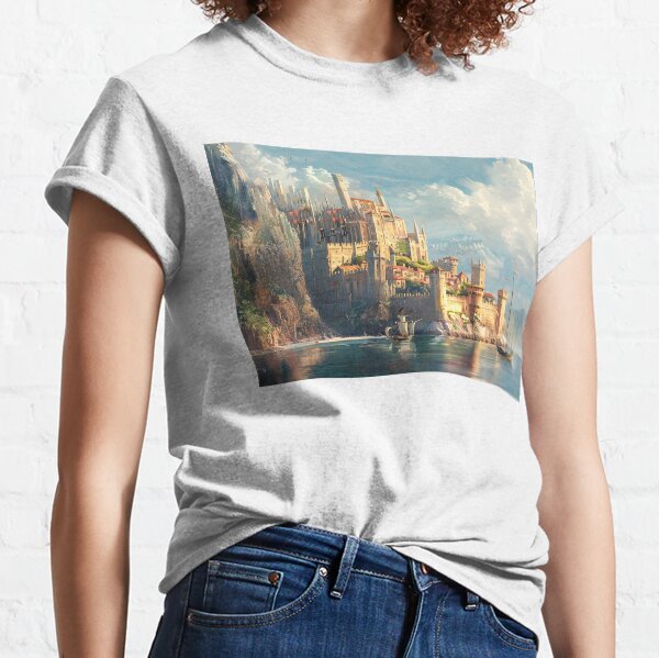 Item preview, a big castle, drawn style designed and sold by Qwertus.
