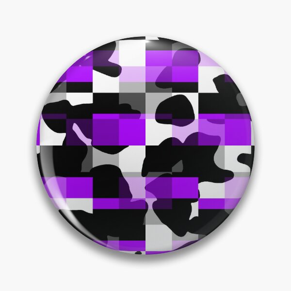 Item preview, Quadcheck of Black and Purple Stripes and cow print designed and sold by TheRulerofEarth.
