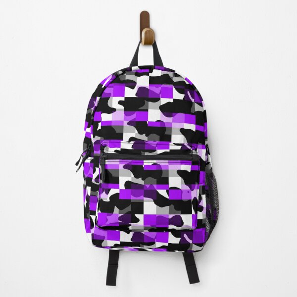 Item preview, Quadcheck of Black and Purple Stripes and cow print designed and sold by TheRulerofEarth.