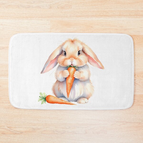 Item preview, Fluffy Bunny In Watercolor Style designed and sold by Adelberton.