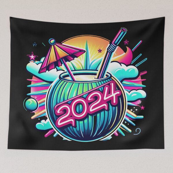 Item preview, Trendy Tropical Coconut Palm Tree Beach Summer designed and sold by zoughlal.