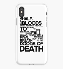 Heroes of Olympus Prophecy iPhone Case