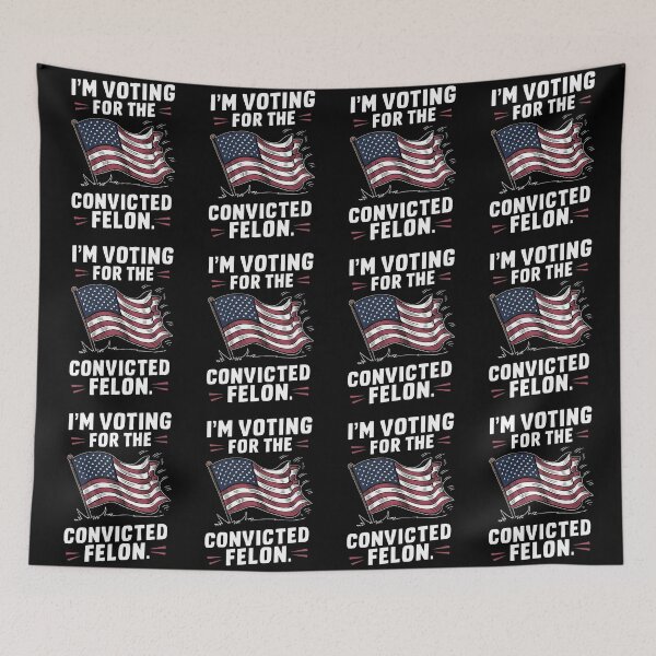 Item preview, I'm Voting For The Convicted Felon Donald Trump designed and sold by Pine-Shop.