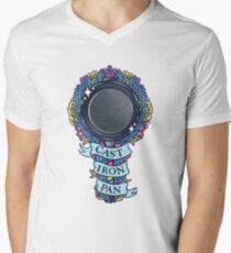 Camiseta para hombre de cuello en v PAN DE HIERRO FUNDIDO
