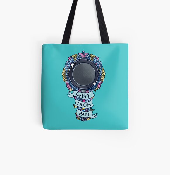 CAST IRON PAN All Over Print Tote Bag