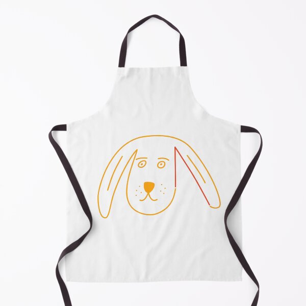 Item preview, One Dog in Orange designed and sold by TessaPeartree.