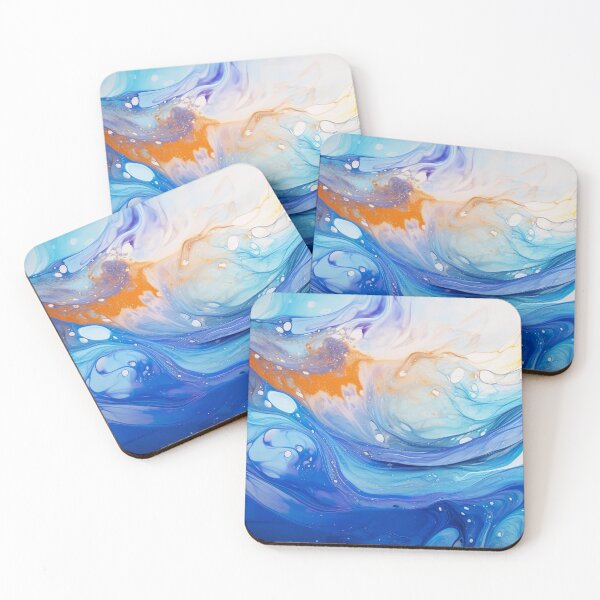 Item preview, Sky Blue And Blue - Acrylic designed and sold by KootenayDesigns.