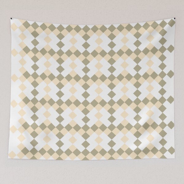 Item preview, vintage colored square wave pattern designed and sold by chathai.