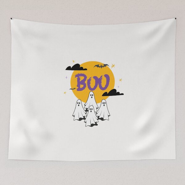 Item preview, Funny Ghost Halloween Boo designed and sold by Sartoris Art.