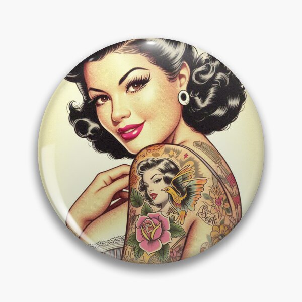 Item preview, Retro Beauty Pin-Up designed and sold by PulpVintage.