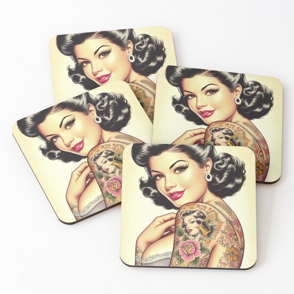 Item preview, Retro Beauty Pin-Up designed and sold by PulpVintage.