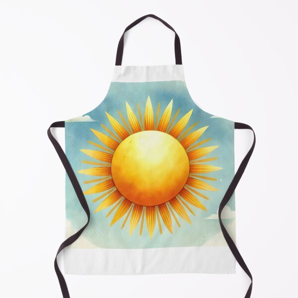 Item preview, brushed watercolor painted sun designed and sold by LILY ROSE.