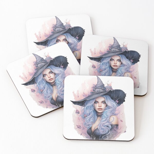 Item preview, Pastel Halloween Witch  designed and sold by GiraffeCreative.