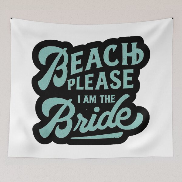 Item preview, Beach Please, I am the Bride| Shirts, Weekender Bag, Bachelorette Tog Bag, Retro design, Bachelorette Cruise Tote, Beach Party designed and sold by FitEnvy.