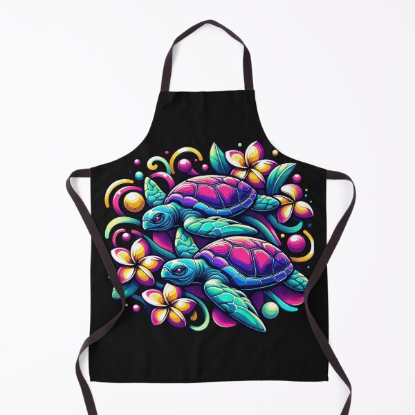 Item preview, Hawaiian Sea Turtle Paradise: Tropical Hibiscus and Ocean Waves  designed and sold by zoughlal.