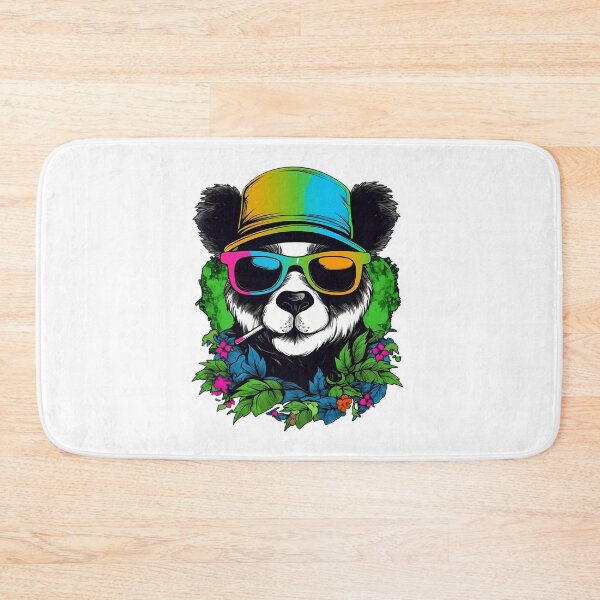 Item preview, Cool Colorful Panda Bear in Green designed and sold by MLArtifex.