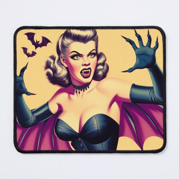 Item preview, Retro Vampire Woman designed and sold by PulpVintage.