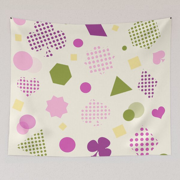 Item preview, colorful abstact Geometric shapes designed and sold by chathai.