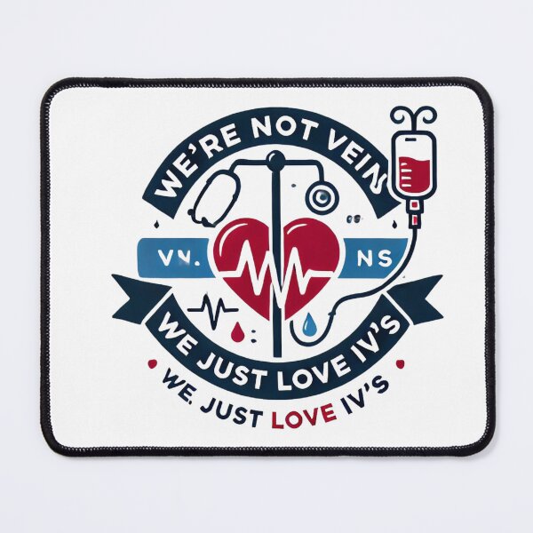 Item preview, We're Not Vein We Just Love IV's T-Shirt designed and sold by BECCdesigns.
