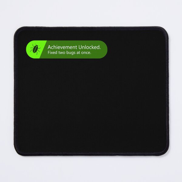 Item preview, Achievement Unlocked. Fixed Two Bugs at Once. designed and sold by darkskygear.