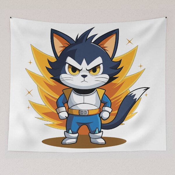 Item preview, Cat Vegeta designed and sold by Ambrosiopolis.