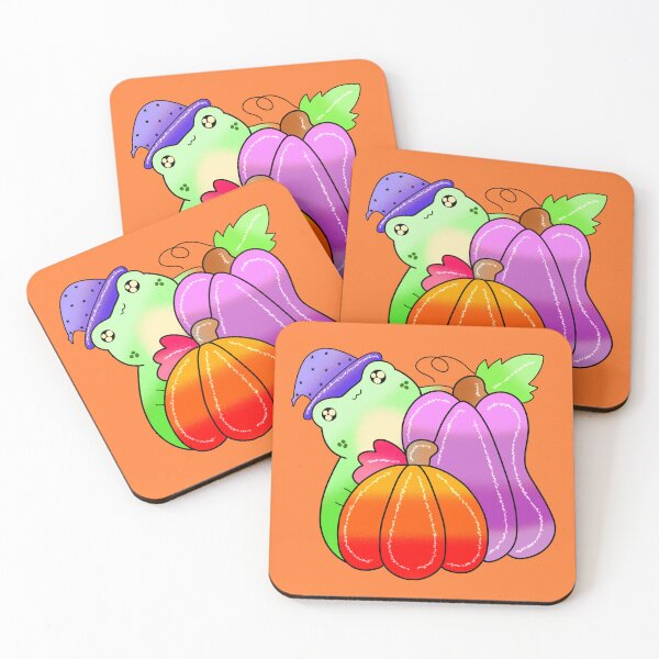 Item preview, Froggy pumpkin in the patch  designed and sold by Quacktails.