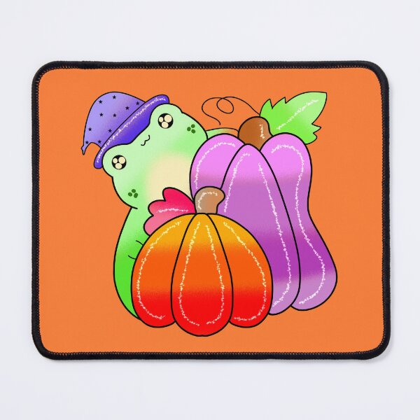 Item preview, Froggy pumpkin in the patch  designed and sold by Quacktails.