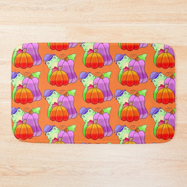 Item preview, Froggy pumpkin in the patch  designed and sold by Quacktails.