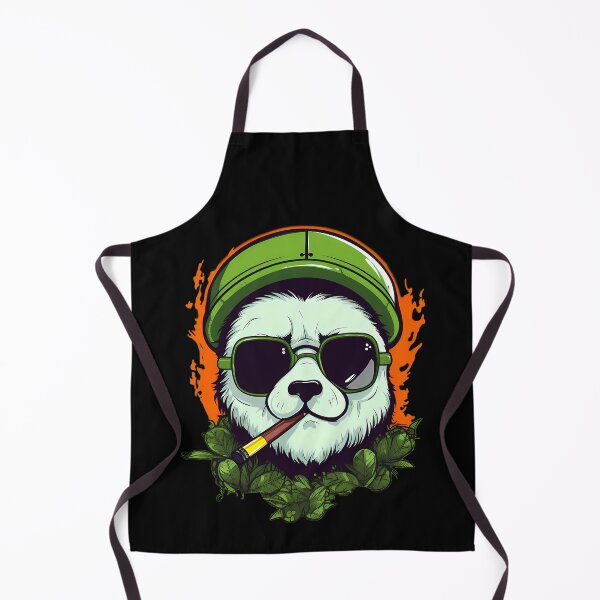 Item preview, Cool Colorful Panda Bear Boss in Green designed and sold by MLArtifex.