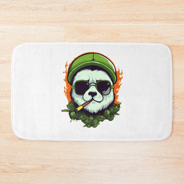 Item preview, Cool Colorful Panda Bear Boss in Green designed and sold by MLArtifex.