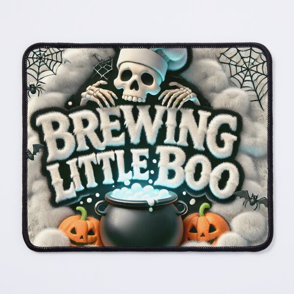 Item preview, Brewing Little Boo Announcement - Halloween Themed Baby Announcement for Chef's October Baby designed and sold by StyLeHi.