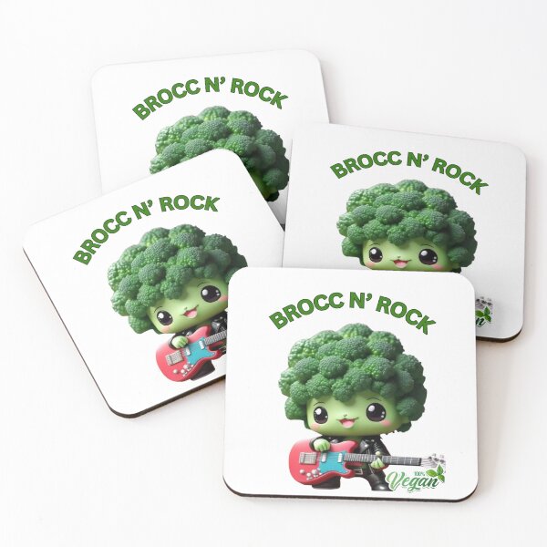 Item preview, Broccoli Rocking Vegan designed and sold by GothicaMystica.