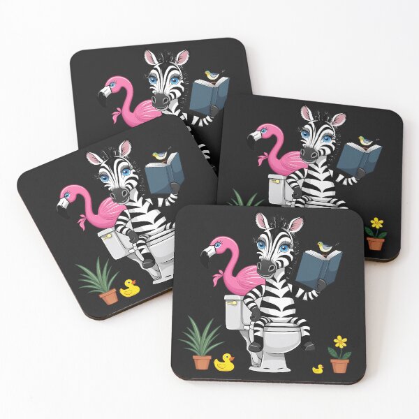 Item preview, Cute Zebra Toilet Humor - Whimsical Wildlife Bathroom designed and sold by zoughlal.