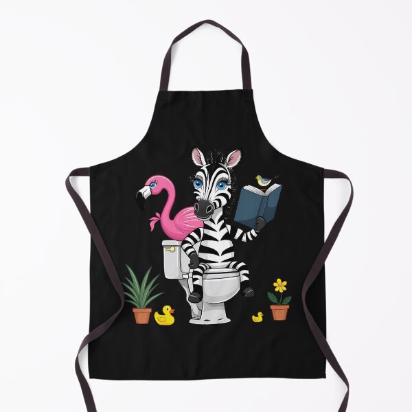 Item preview, Cute Zebra Toilet Humor - Whimsical Wildlife Bathroom designed and sold by zoughlal.