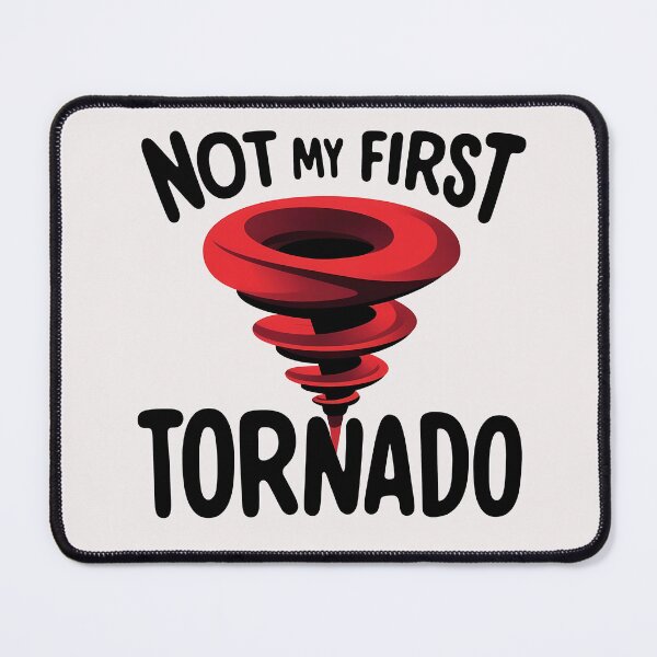 Item preview, Cute Tiny Tornado Cartoon - Funny Weather designed and sold by zoughlal.