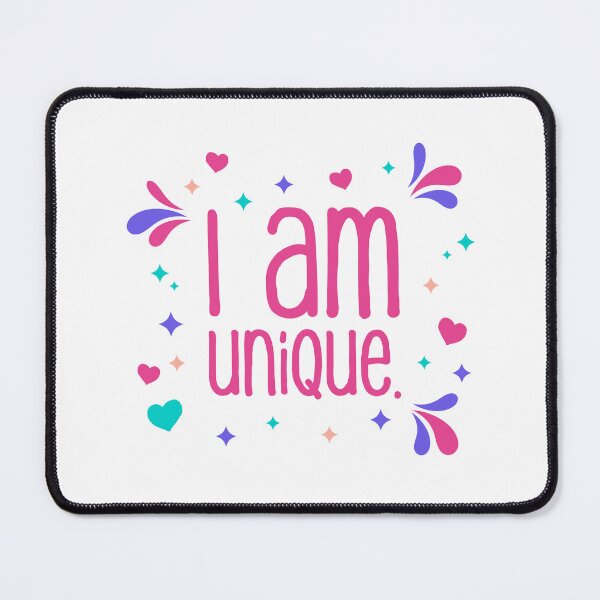 Item preview, Daily Mantra: I am unique. designed and sold by musthavewords.