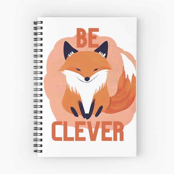 Item preview, Clever Cute fox  designed and sold by WeJustMakeFUN.