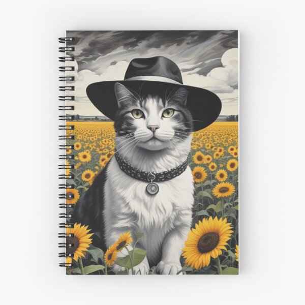 Item preview, Cat in sunflower field designed and sold by GasconyPassion.