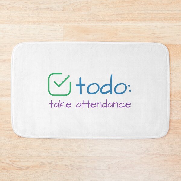 Item preview, Attendance Reminder - todo: take attendance designed and sold by musthavewords.