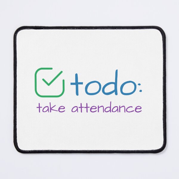 Item preview, Attendance Reminder - todo: take attendance designed and sold by musthavewords.