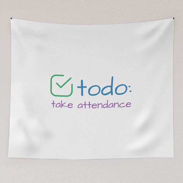 Item preview, Attendance Reminder - todo: take attendance designed and sold by musthavewords.